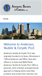Mobile Screenshot of andersonskubitz.com